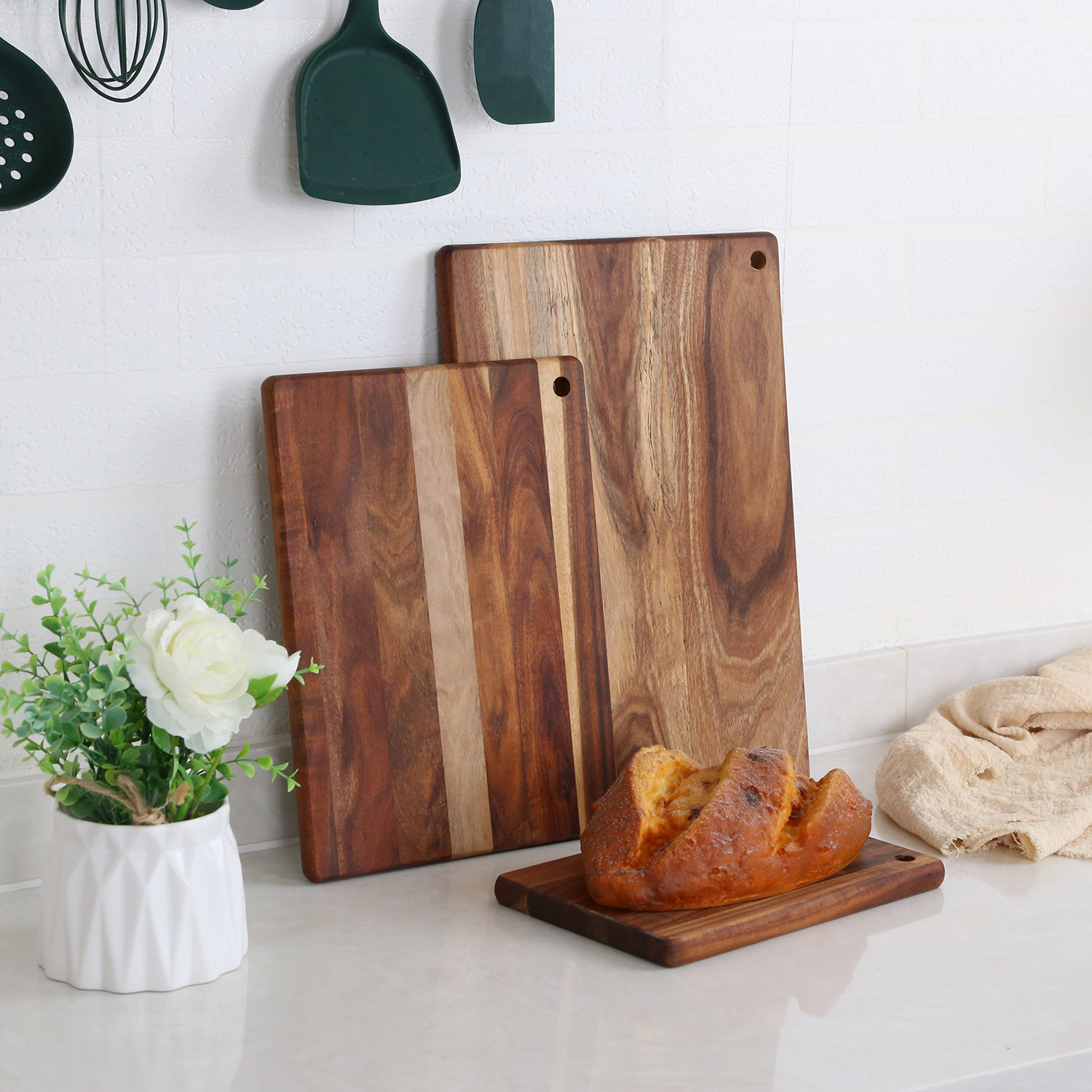 Top Quality Cutting Board Custom Kitchen Blank Thick Wooden Chopping Boards Fashionable Trending Design New Customized