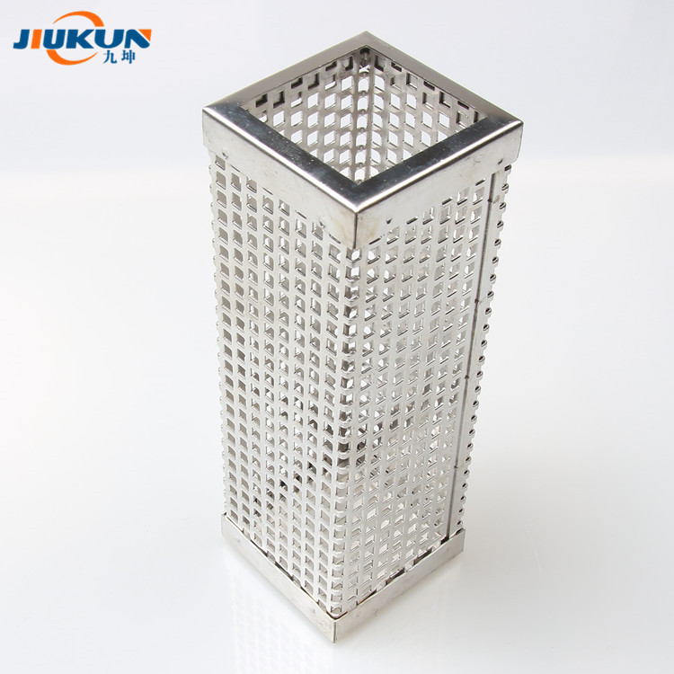 Stainless Steel Portable Square BBQ Wood Pellet Smoker 5 Hours Cold Smoking Tube for Camping and Cooking Metal Rotisserie