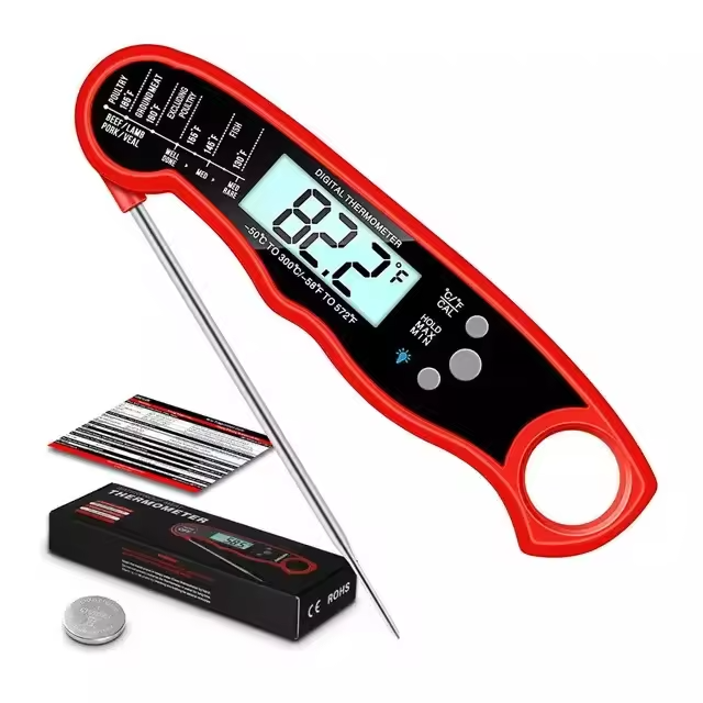 Top Selling ABS Wireless Electronic Barbecue Meat Thermometer with IP66 Waterproof &amp; 1C Accuracy Customizable ODM