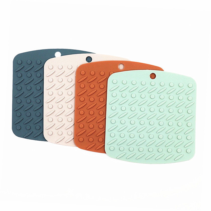 Non Slip Heat Resistant Spoon Holder Oven Mitts Placemats Silicone Pot Holder Silicone Trivet Mat