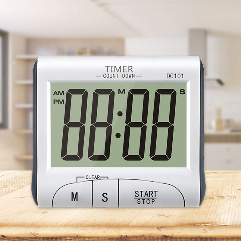 Countdown Timer Function Cute Hamburger Food Alarm Digital Clock Kitchen Timer DC101