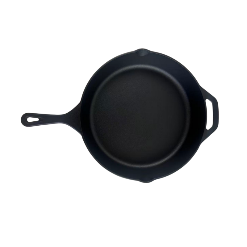 Hot Sale Factory Supply Cast Iron Skillet Frying Pan Nonstick Pre Seasoned Durable Heat Resistant Sizzle Plate