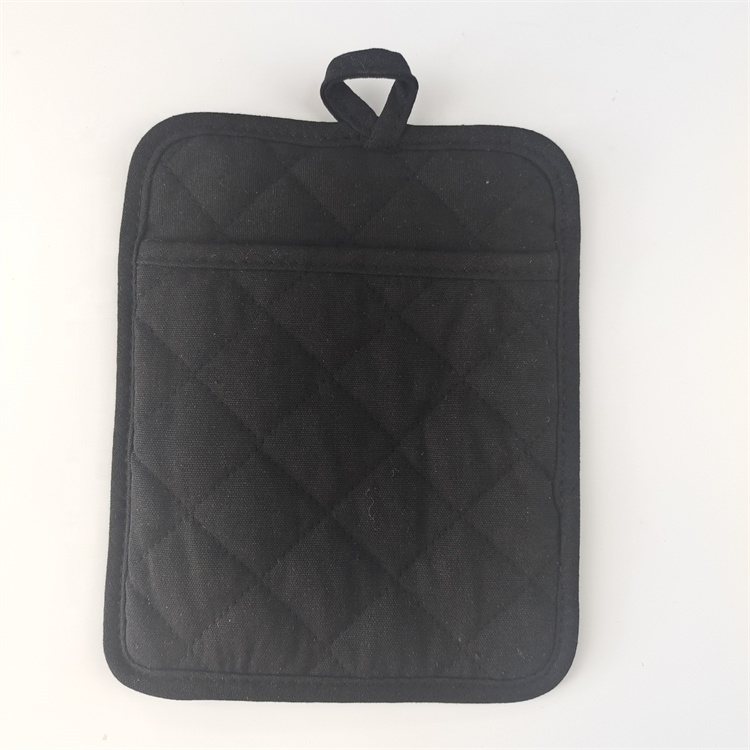 2 in 1 Cotton Oven Mitts Heat Resistant Cooking Mitts With Silicone Pad for Pot Holder Dish Trivet