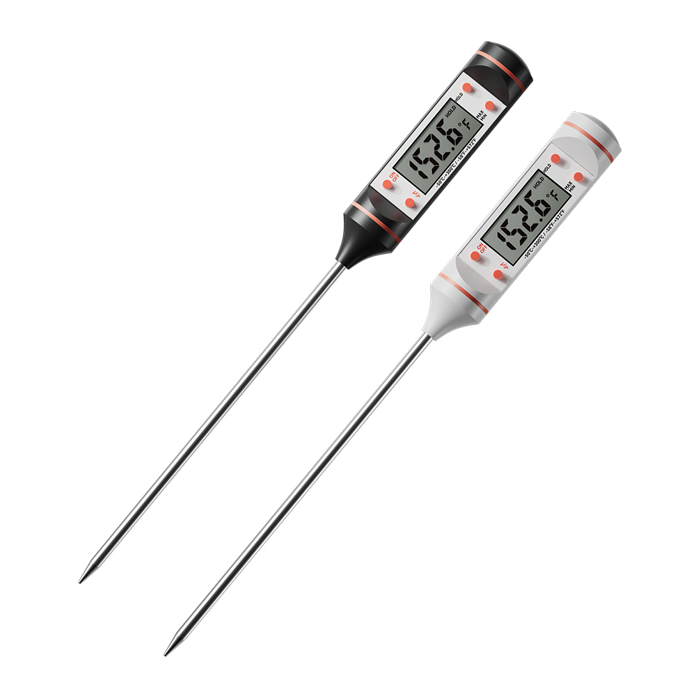 TP101 Digital Probe Meat Thermometer with LCD Display for Kitchen Barbecue &amp; Baking 0.1C Accuracy (Not Including Battery)