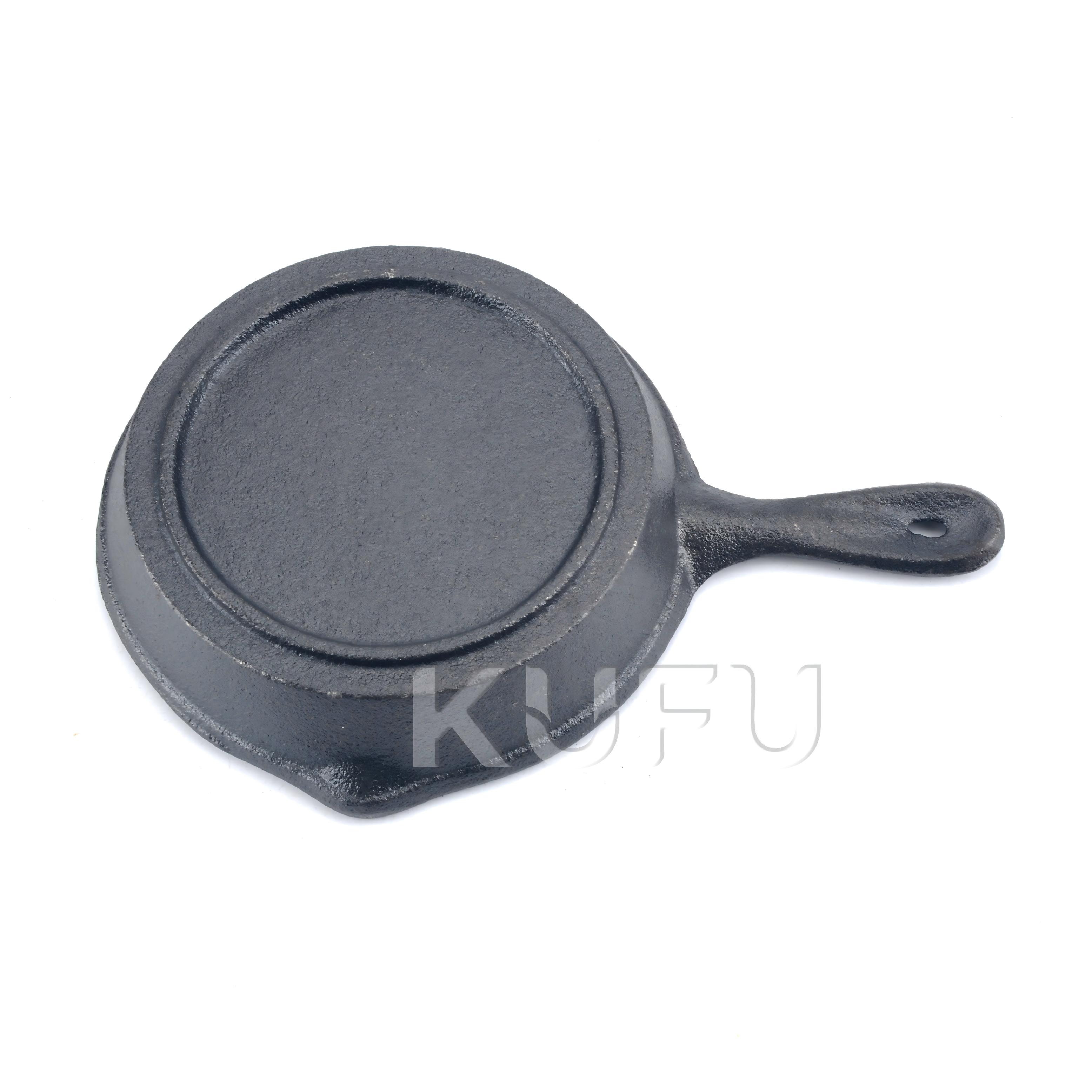 10cm Pre-Seasoned Cast Iron Mini Skillet Cast Iron Cookware Frying Pan Serving Dish