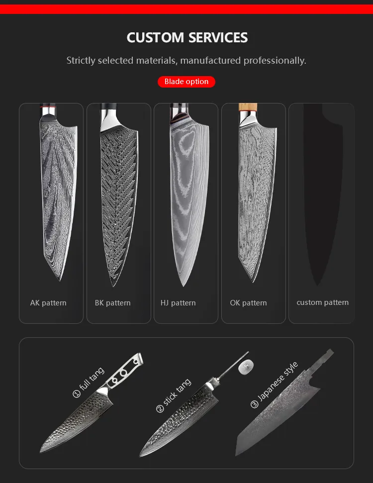 Kitchen Knife Set Detail 6