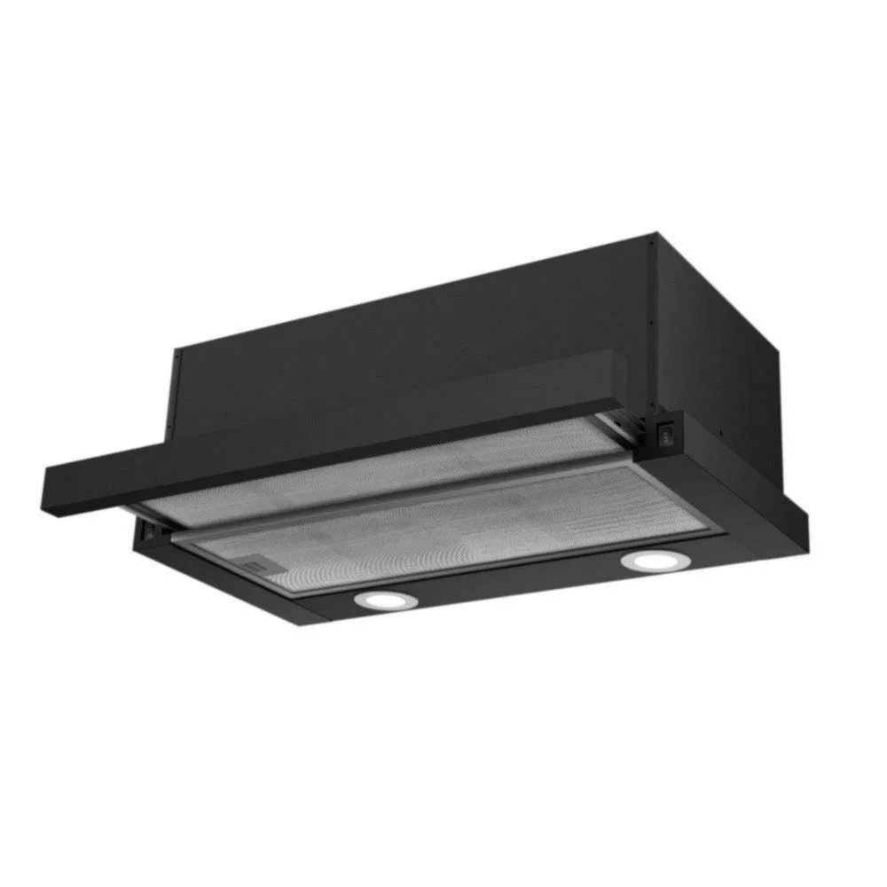 High Performance Recessed Slide-out Range Hood for Display Areas