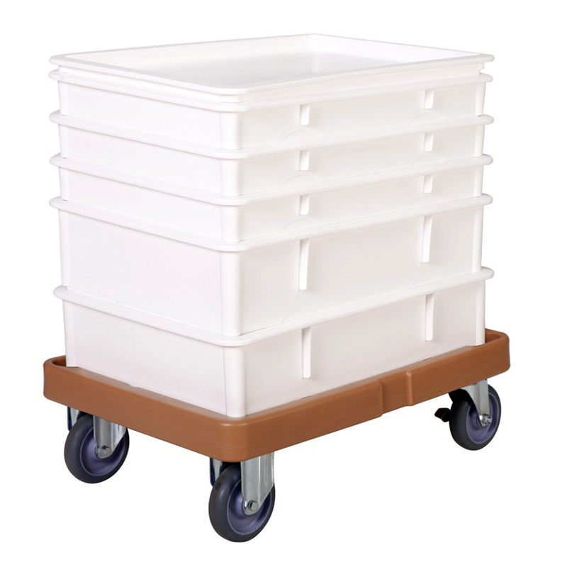 Best Bakery Storage Transport Crate Stackable Trays Rectangular Plastic Pizza Dough Proofing Storage Box With Covers