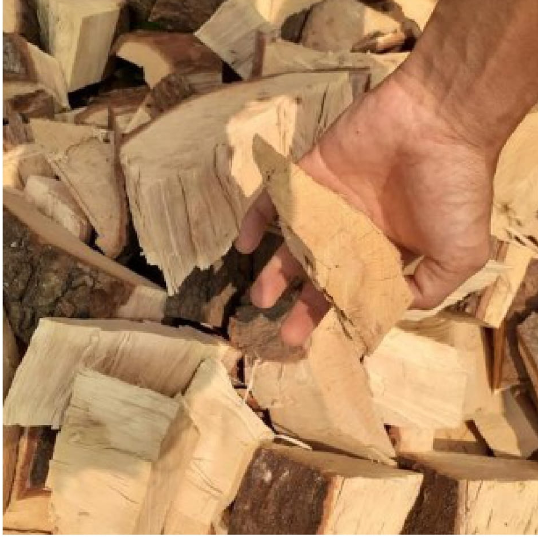 Rambutan Wood Chunks 1Kg | 100% Natural Tropical Hardwood for BBQ &amp; Smoking | Long Burn &amp; Fruity Smoke Flavor