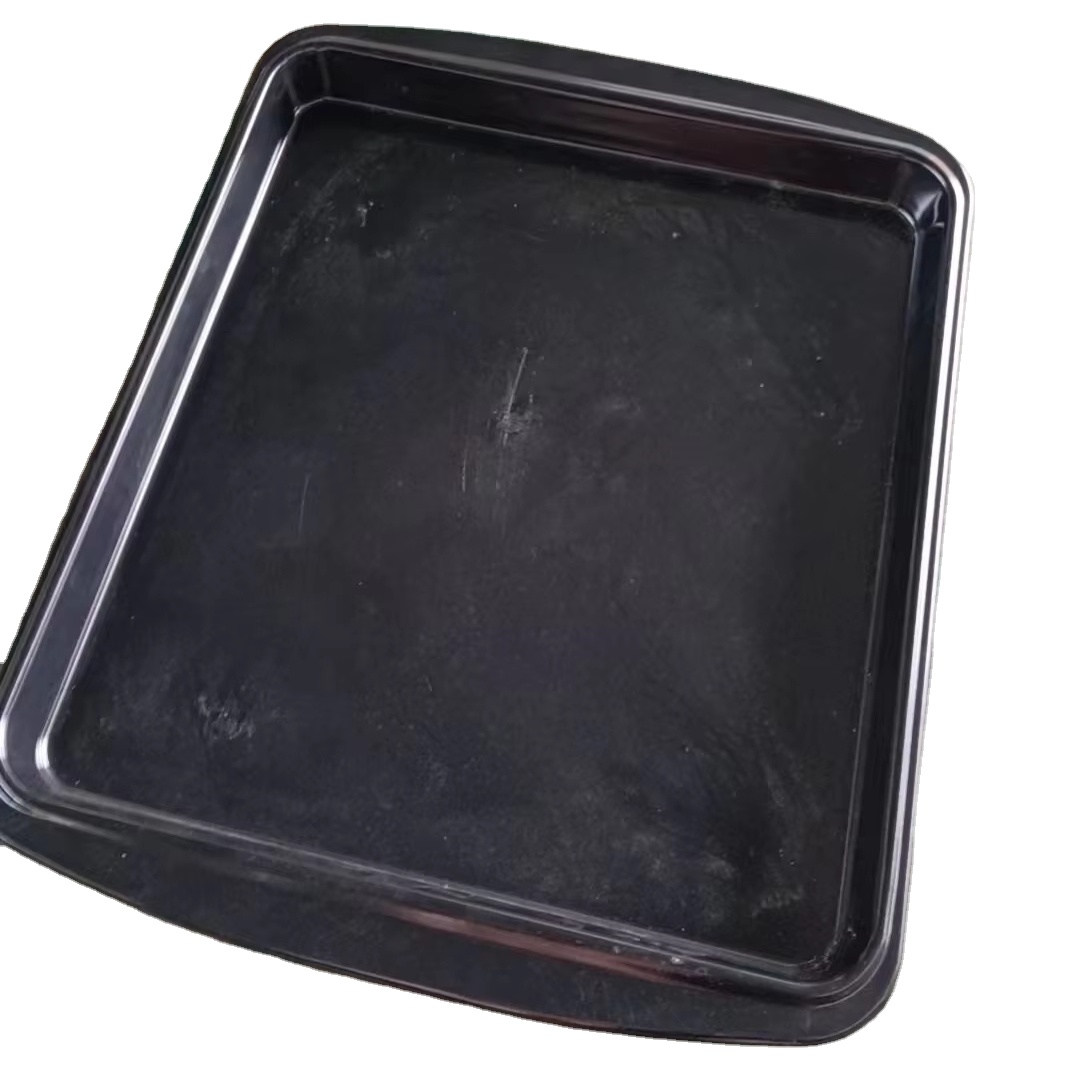 Eco-Friendly Reusable Carbon Steel Cookie Sheet with Silicone Resin Coating Rectangle Shape Oven Safe-37x45.5cm Baking Tray