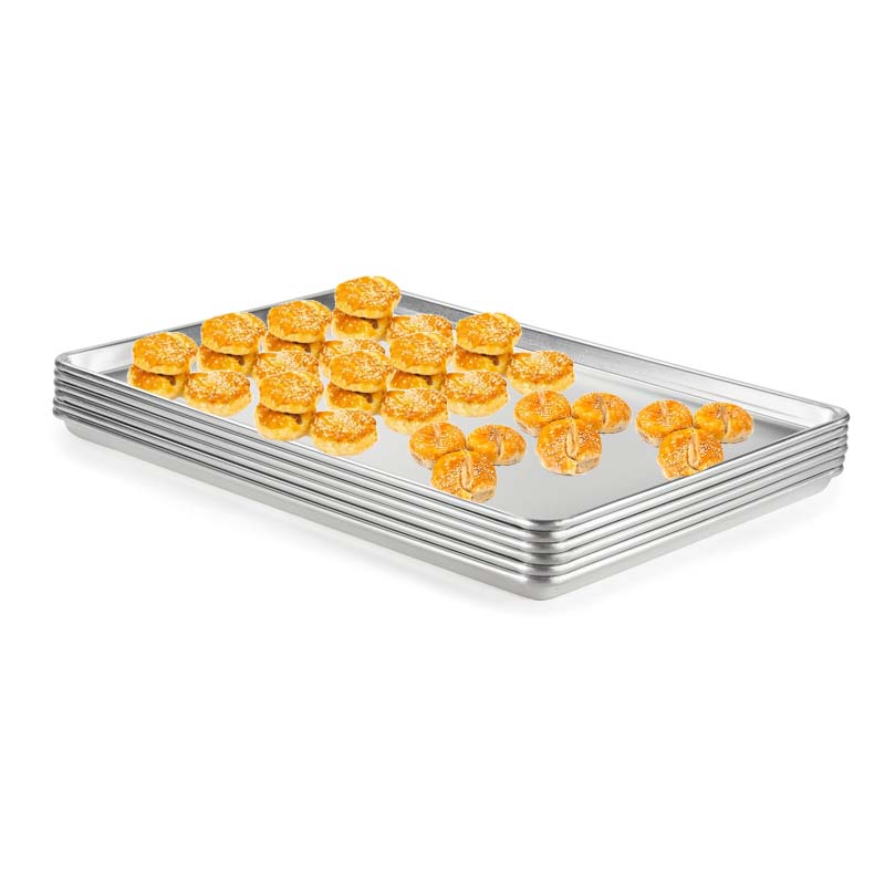 Stainless Steel Bread Pizza Cake Baking Dishes Pan 16*24 Inches Cookie Sheet Multi-layer Coating European Style Food Safe Hand