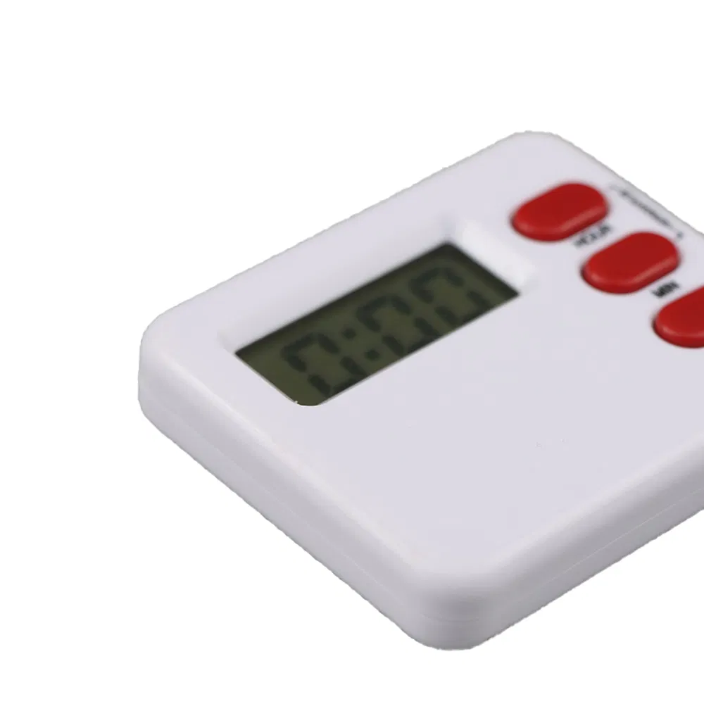 White Mini Digital Count Down up Timer Kitchen Product Large Magnet Back