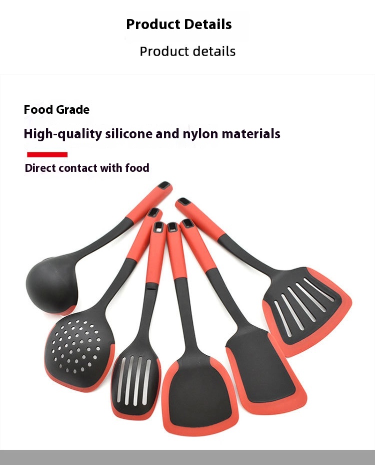 Popular 10-Piece Non-Stick Nylon Cooking Utensils Set Durable Home Kitchen Cookware Silicone PP Kitchen Tools Canning