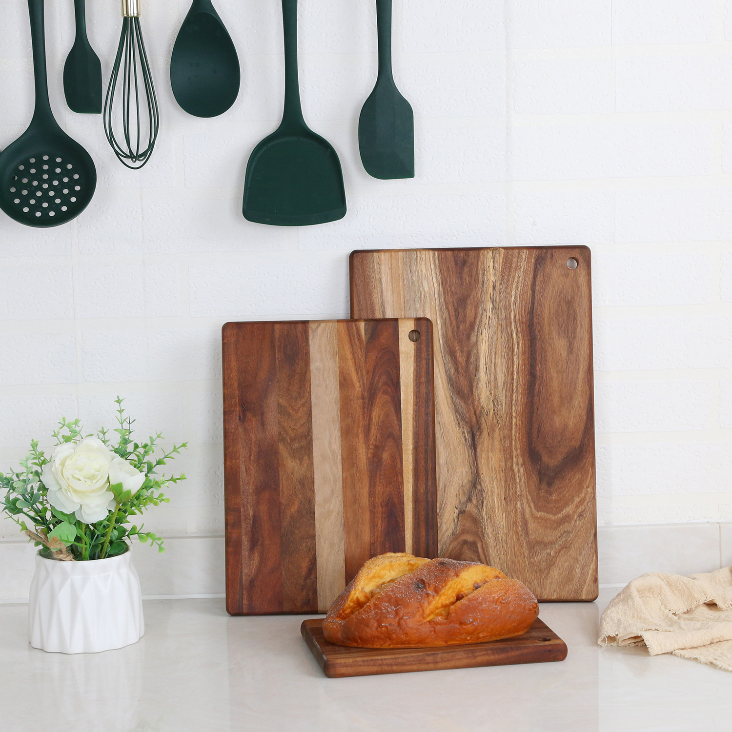 Top Quality Cutting Board Custom Kitchen Blank Thick Wooden Chopping Boards Fashionable Trending Design New Customized