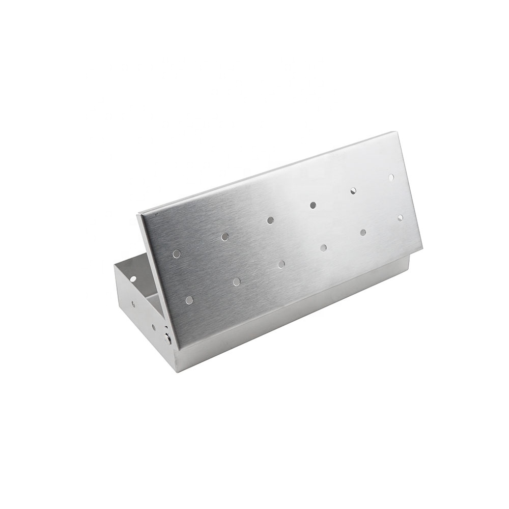 Smoker Box for Gas Grill or Charcoal Grill Stainless Steel Smoke Box Works with Wood Chips Add Smoked BBQ Flavor