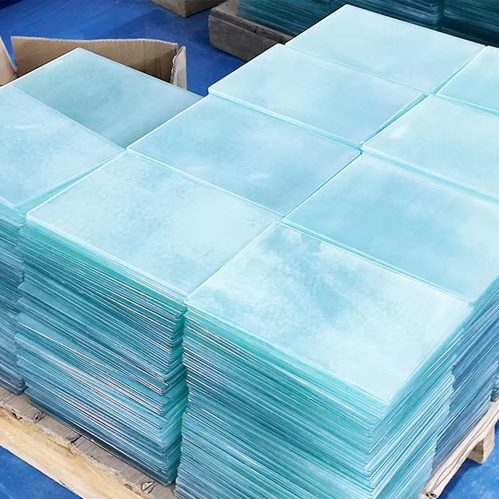 Wholesale Customized Personalization Kitchenware Rectangle Sublimation Heat Press Printed Chopping Tempered Glass Cutting Board