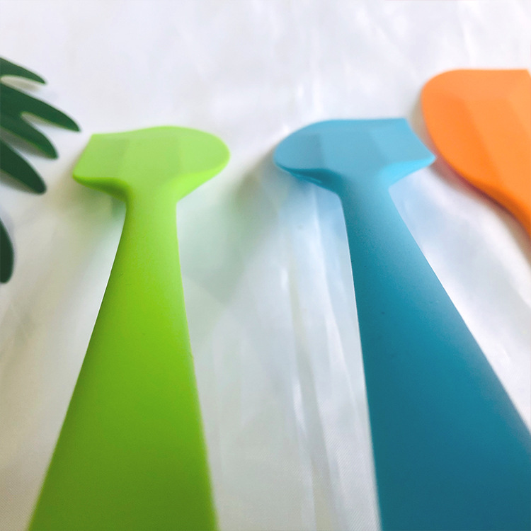 11inch Bpa Free One Piece Design Solid Heat-resistant Non Stick Kitchen Utensil Silicone Scraper Spatula for Baking Cooking
