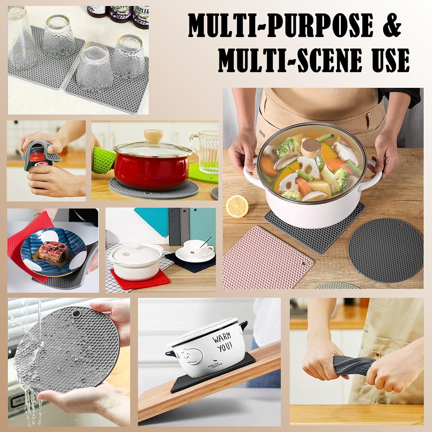 Silicone kitchen gadgets set 7