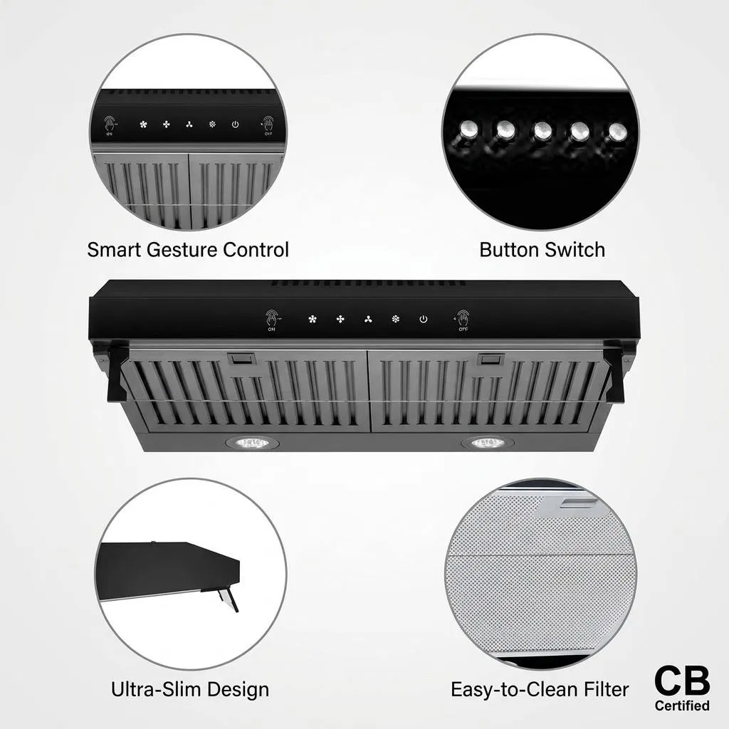 OEM ODM Premium Kitchen Appliance Efficient Discount Price Slim Range Hood High Quality Cooker Hood