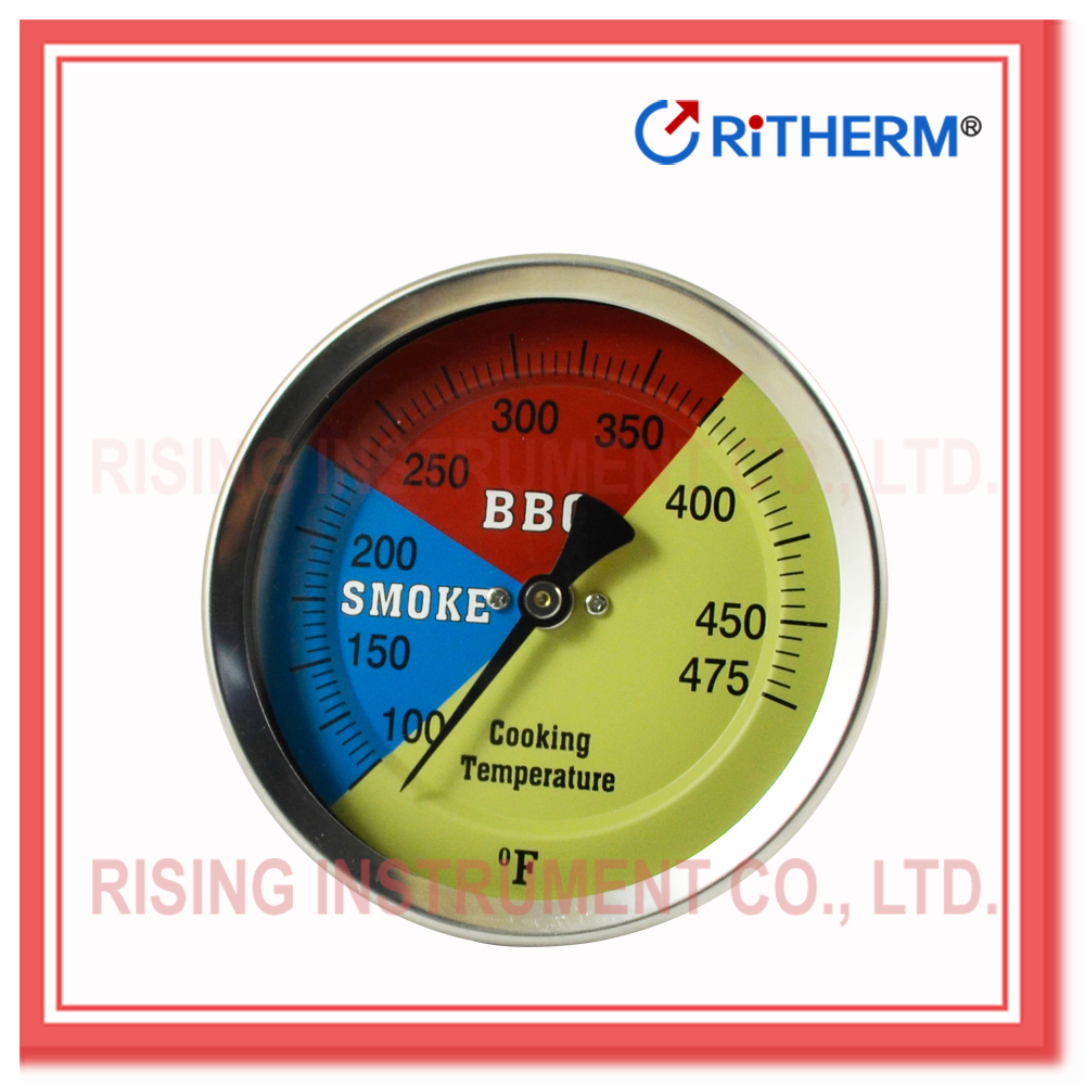 Stainless Steel Bbq Thermometer Bimetal Food Probe Meat Thermometer Bbq
