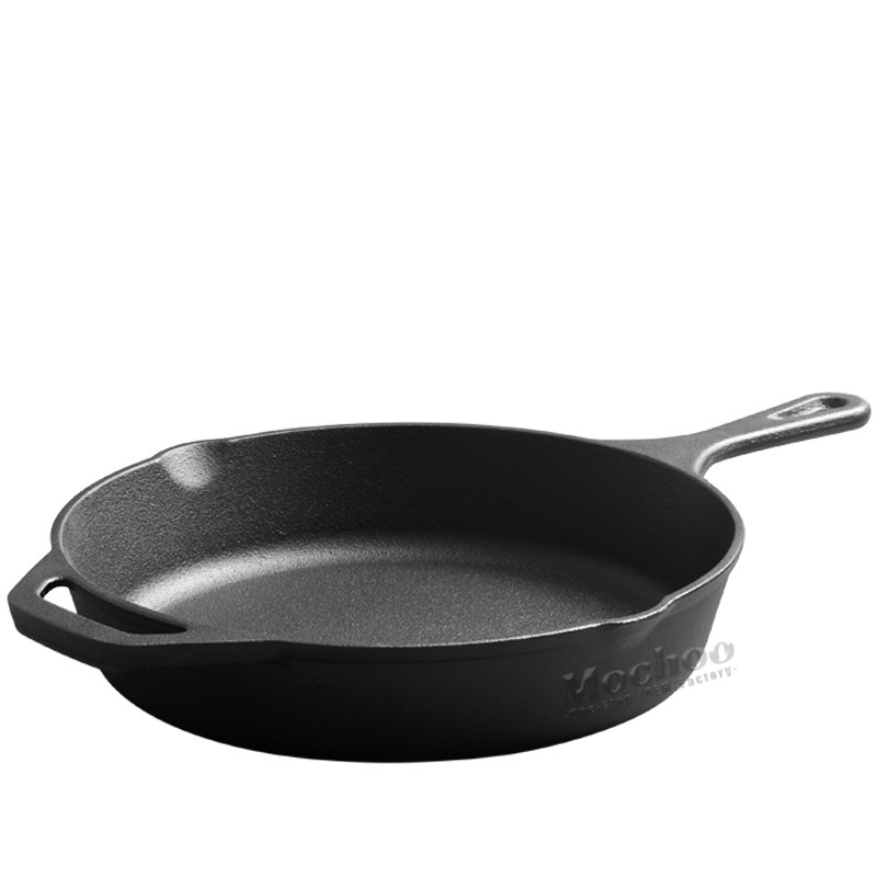 3.5inch to 12inch Cast Iron Pre-Seasoned Skillet with Signature Teardrop Handle Frying Pan Use on the Stove/Grill/Campfire