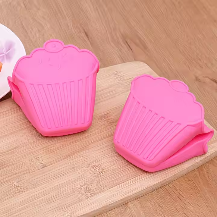 New Design Economical Custom Design Silicone Oven Mitts Baking Glove Microwave Silicone Gloves and Trivet for DIY