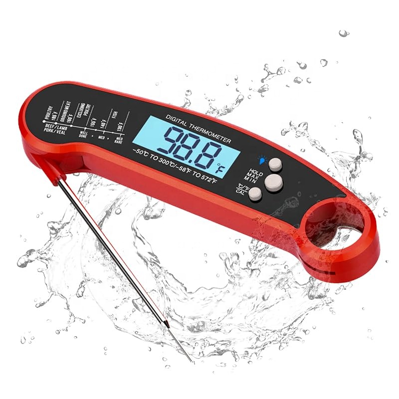 Hot Selling Kitchen Waterproof Instant Read Wireless Electronic Barbecue Thermometer Digital Meat Thermometers Food Grade 304