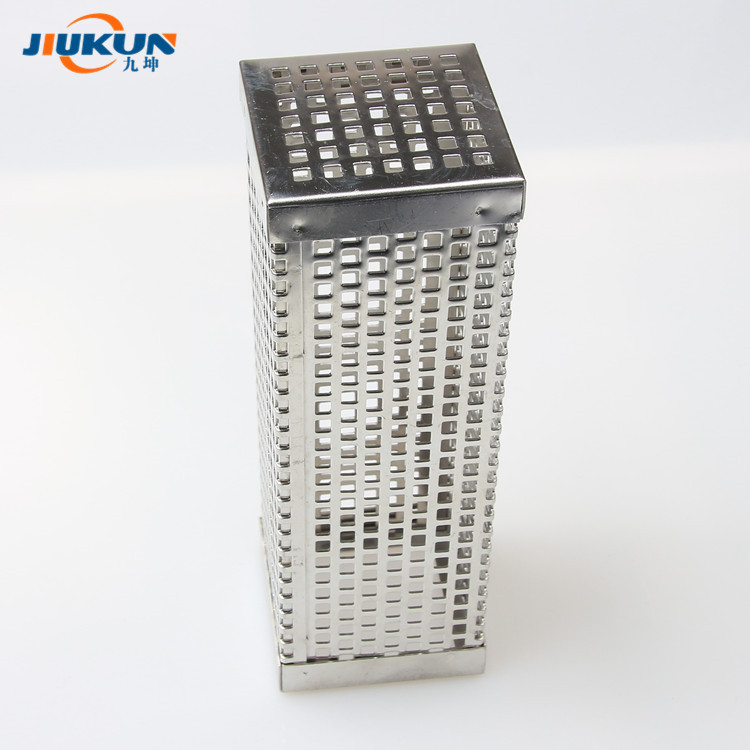 Stainless Steel Portable Square BBQ Wood Pellet Smoker 5 Hours Cold Smoking Tube for Camping and Cooking Metal Rotisserie