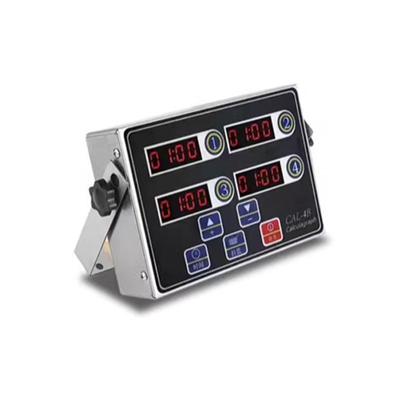 Adjustable Loud Alarm Cooking Reminder, Commercial 4 Channels Digital Kitchen Timer, Stainless Steel Calculagraph Timer