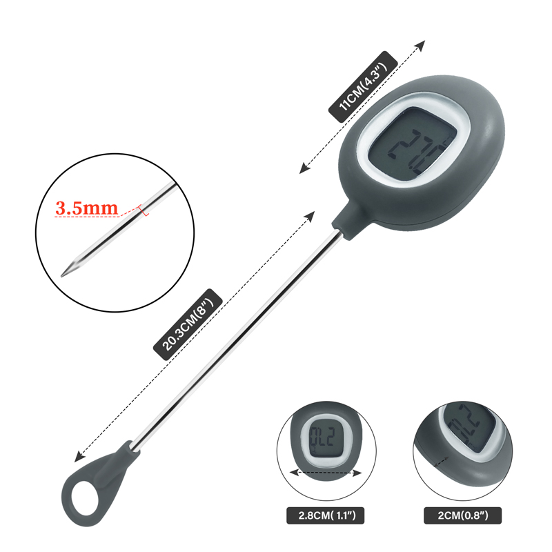 Electronic Household Digital Food Cooking Thermometer for Meat Measuring Tool