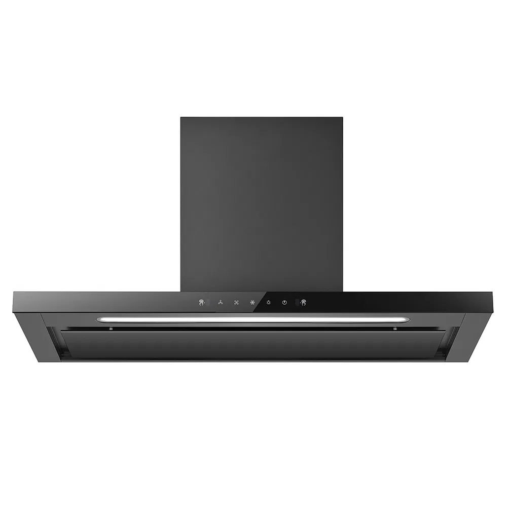 Wall Mounted T Shape 90cm Kitchen Cooker Hood Chimney Extractor Range Hood