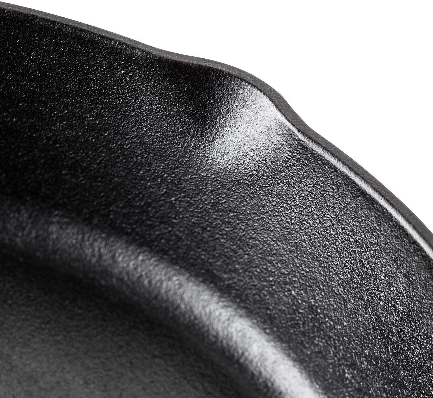 Professional Chef Quality Pre-Seasoned Cast Iron Skillets Set 3 Piece Eco-Friendly 10\" 8\" 6\" Pans Modern Design for Home Use