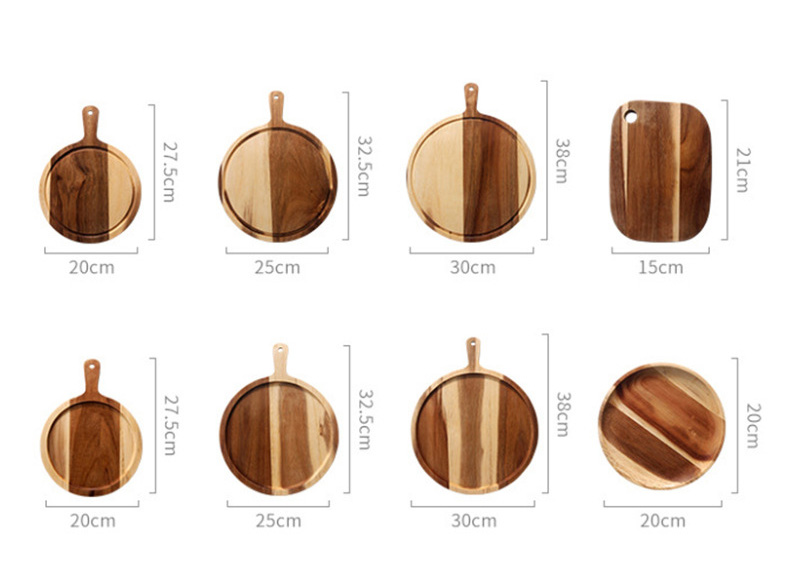 Cutting Board Wood Chopping Board Laser Engraving Serving Charcuterie Boards for Customized Housewarming Gift