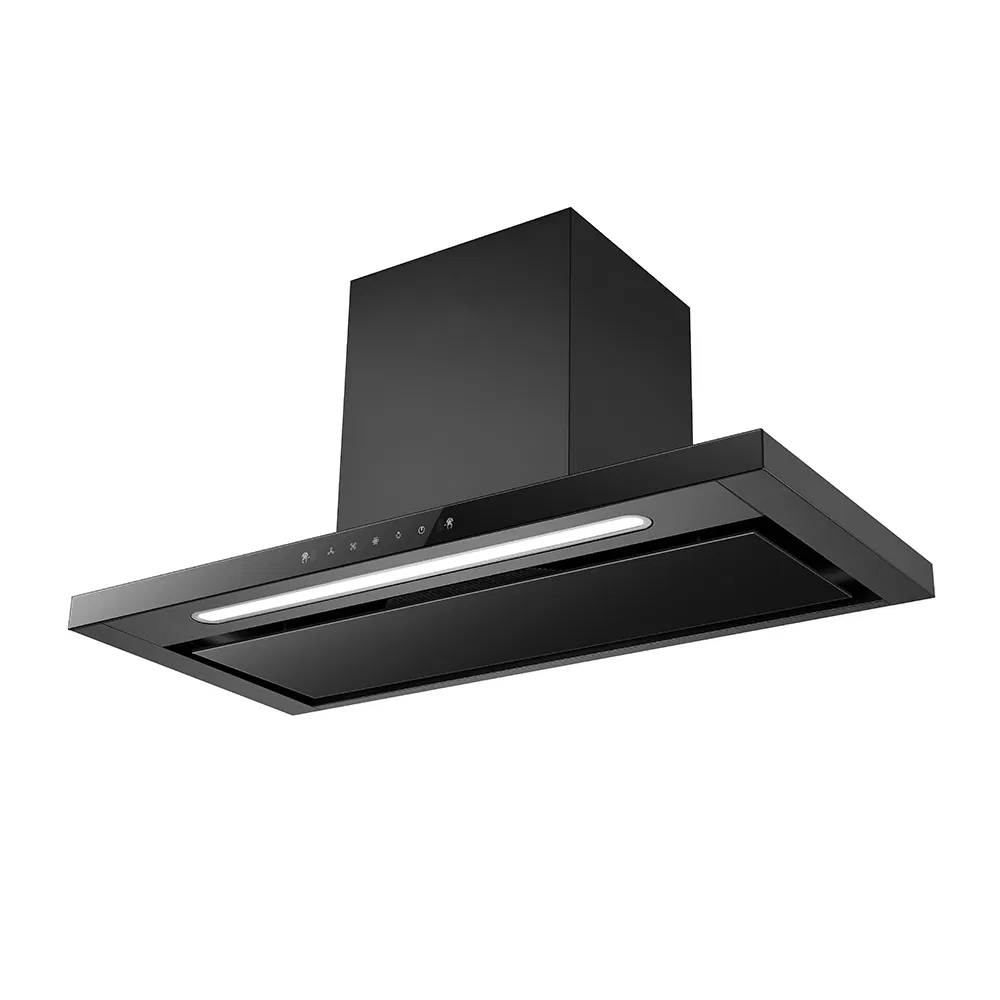 Wall Mounted T Shape 90cm Kitchen Cooker Hood Chimney Extractor Range Hood
