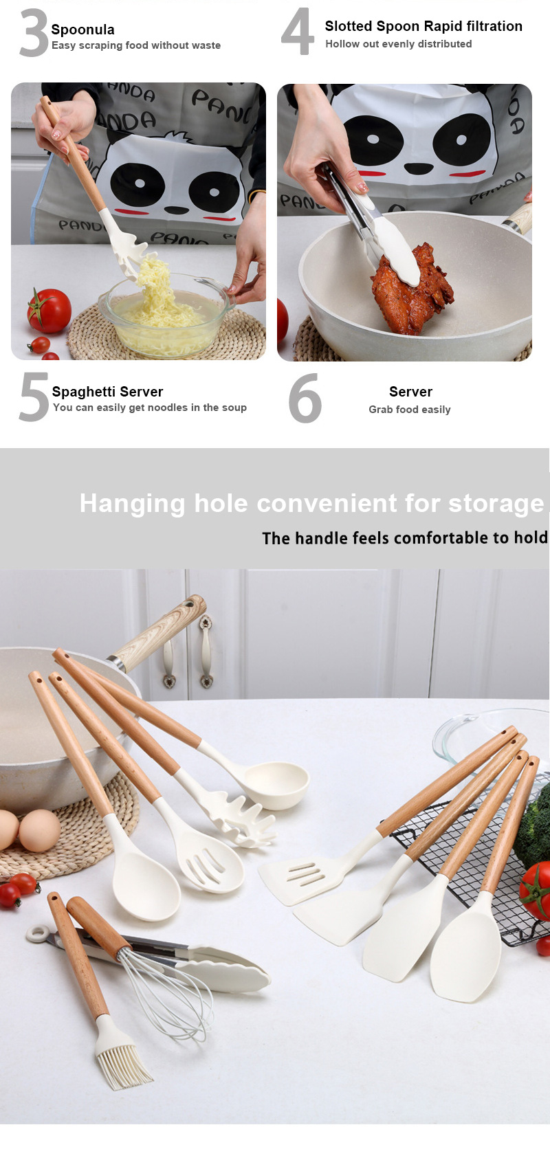 Seamless Silicone Kitchenware Design