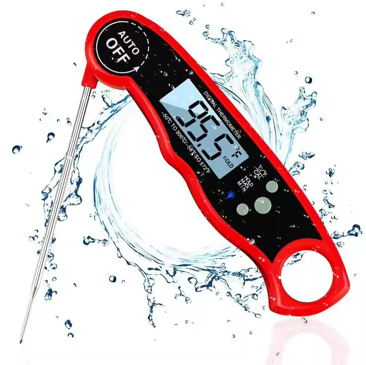 Top Selling ABS Wireless Electronic Barbecue Meat Thermometer with IP66 Waterproof &amp; 1C Accuracy Customizable ODM