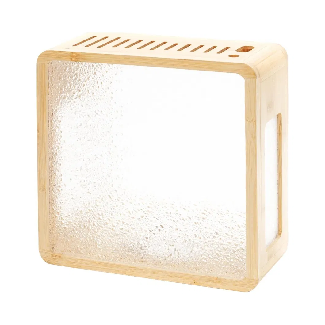 Bamboo Knife Block Storage Stand Detail 6