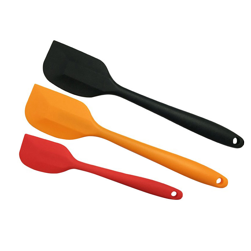Wholesale Custom Printed Heat Resistant Silicone Non-Stick Kitchen Spatula Cream Mixing Baking Set