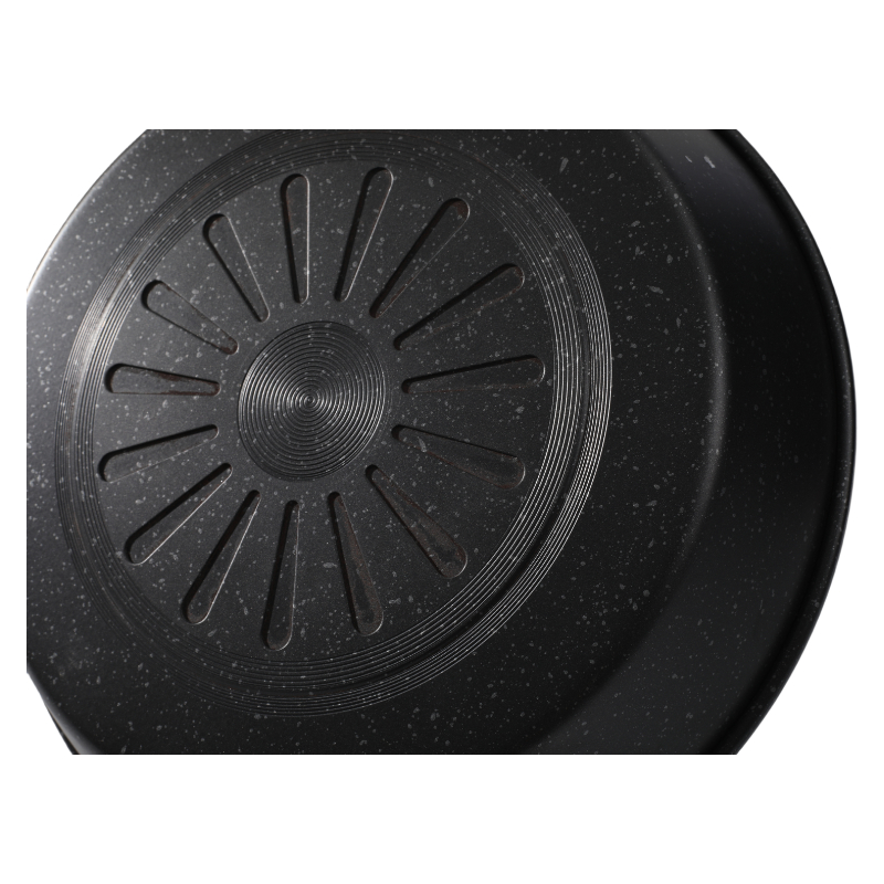 Oem Commercial Wholesale Black Cooking Saute Cast Iron Wok Non-Stick Frying Pans for Kitchen