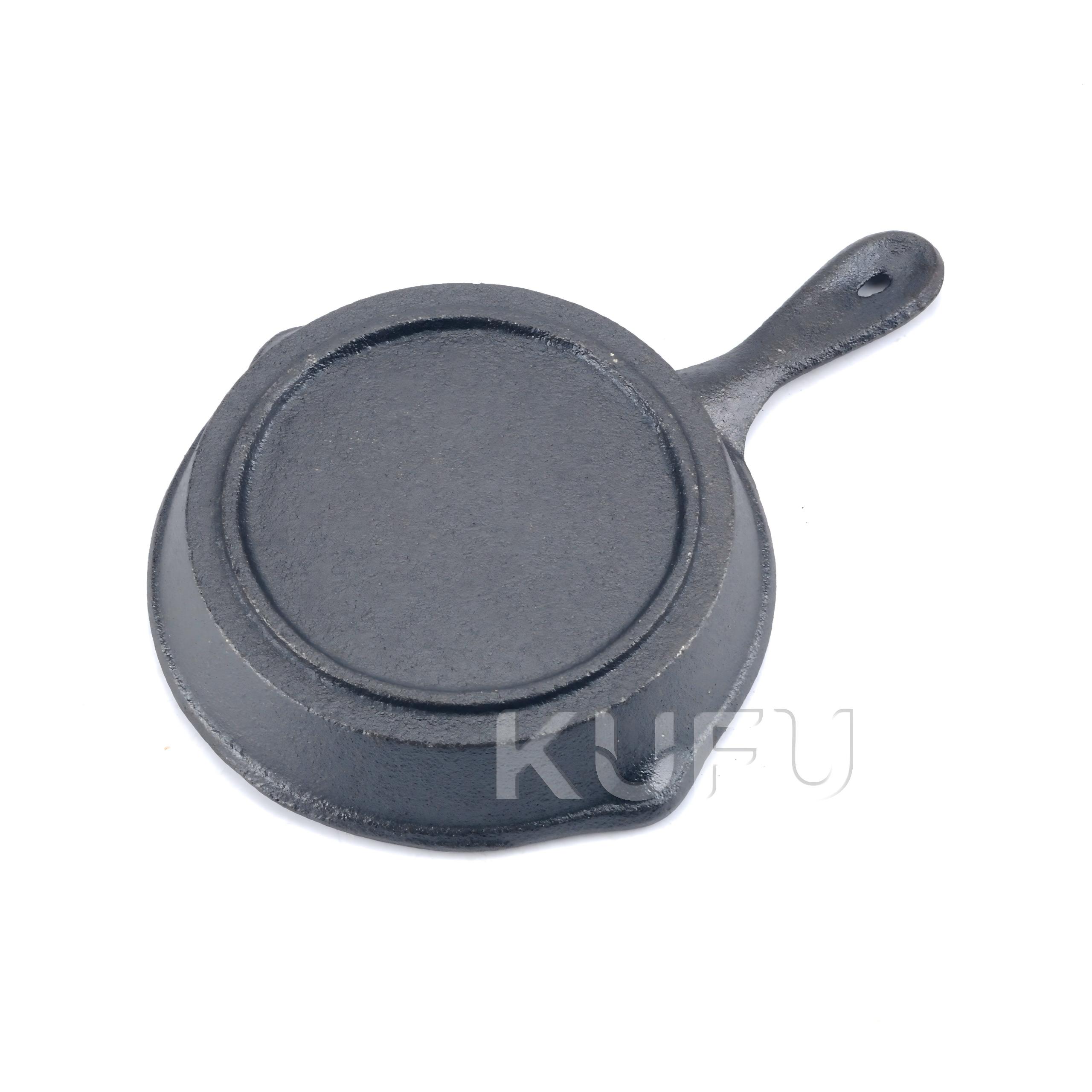 10cm Pre-Seasoned Cast Iron Mini Skillet Cast Iron Cookware Frying Pan Serving Dish