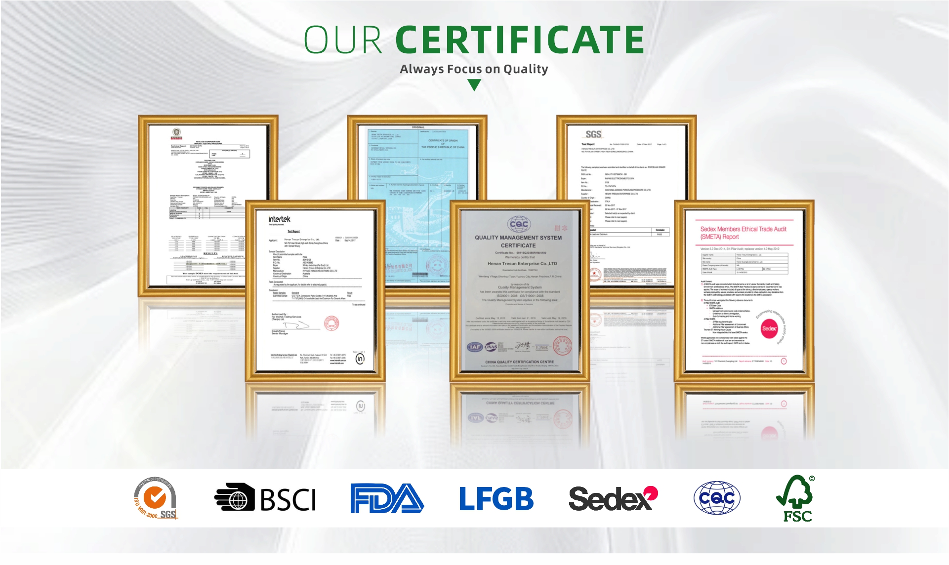 Certifications