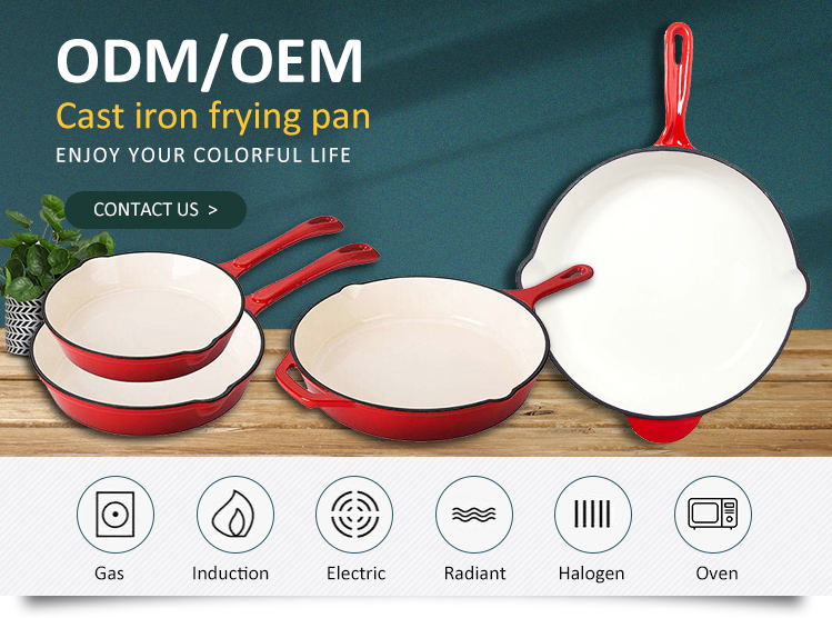 Enamel Cast Iron Fry Pan Overview