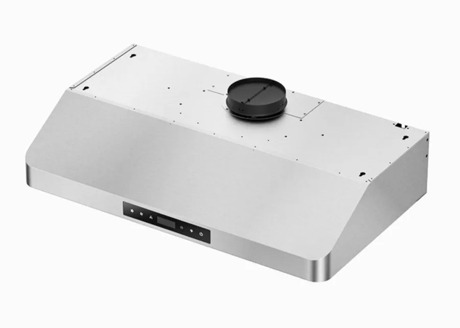 Scratch Resistant Touch Control Large Airflow Slim Range Hood for Shared Rooms