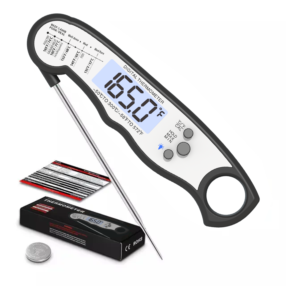 Top Seller Folding Probe Instant Read Thermometer Kitchen Milk Candy Grill Barbecue Food BBQ Cooking Digital Meat Thermometer