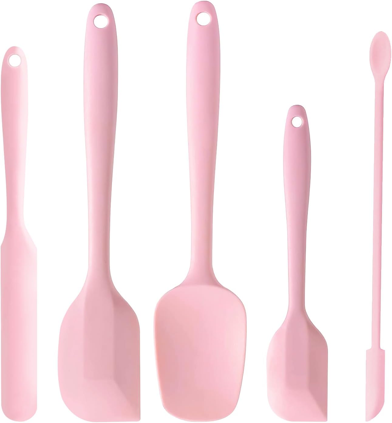 5-Piece Baking Set Heat Resistant Silicone Rubber Scraper Spatulas Cream Spatula Kitchen Utensils