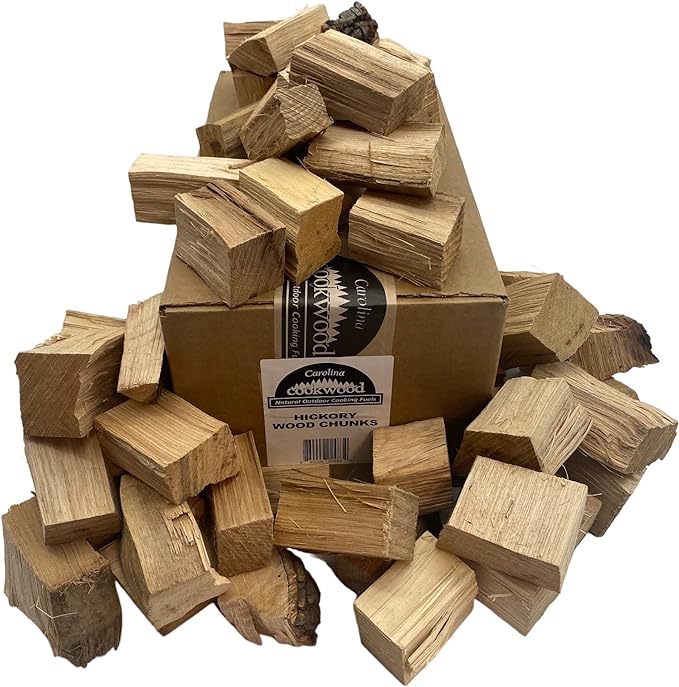 Hickory Wood Chunks, for Grilling and Smoking