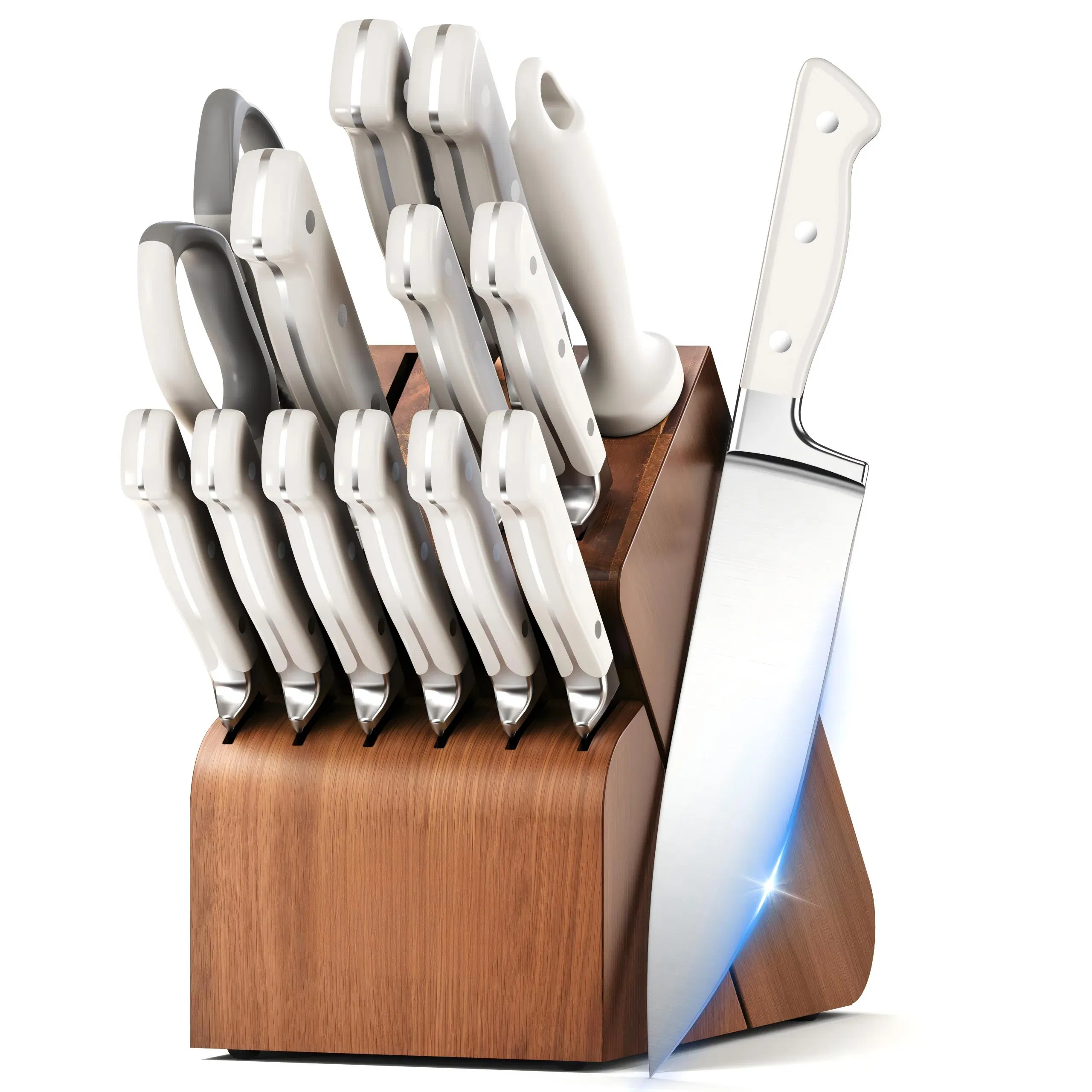High Quality Professional Custom Non-Slip Stainless Steel Kitchen Chef Cooking Knife Block