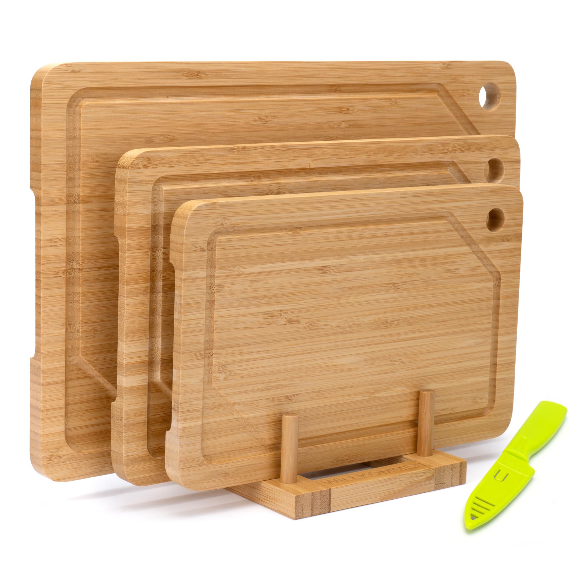 JQ Kitchen Wooden Two Sides Acasia Wood Restaurant White Designer Rectangle Bamboo Custom Logo Acacia Cutting Board