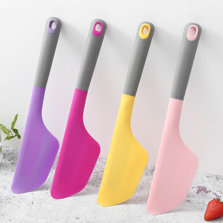Cake Baking Tools Silicone Mixing Cream Colorful Flexible Butter Scraper Spatula Cake Tool