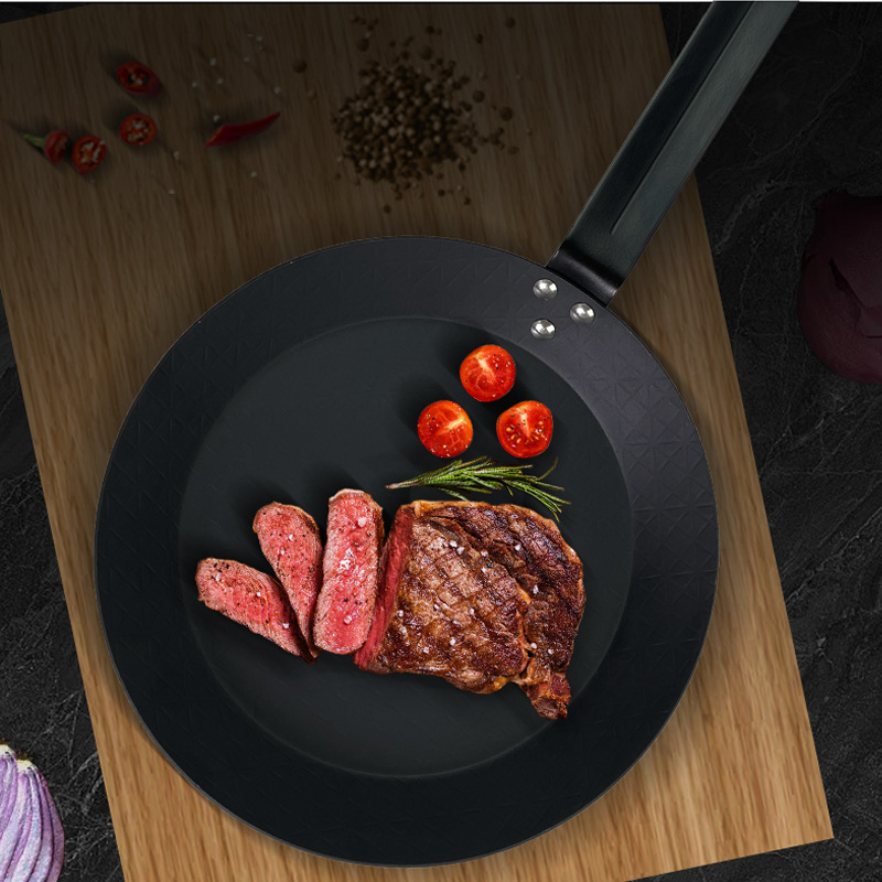 Factory Price Cast Iron Frying Pans &amp; Skillets Material Frying Pan for Home Use Induction Stove Outdoor Cookware